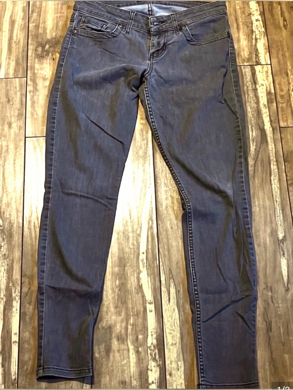 Guess Jeans Dark Gray Skinny Jeans Size 28